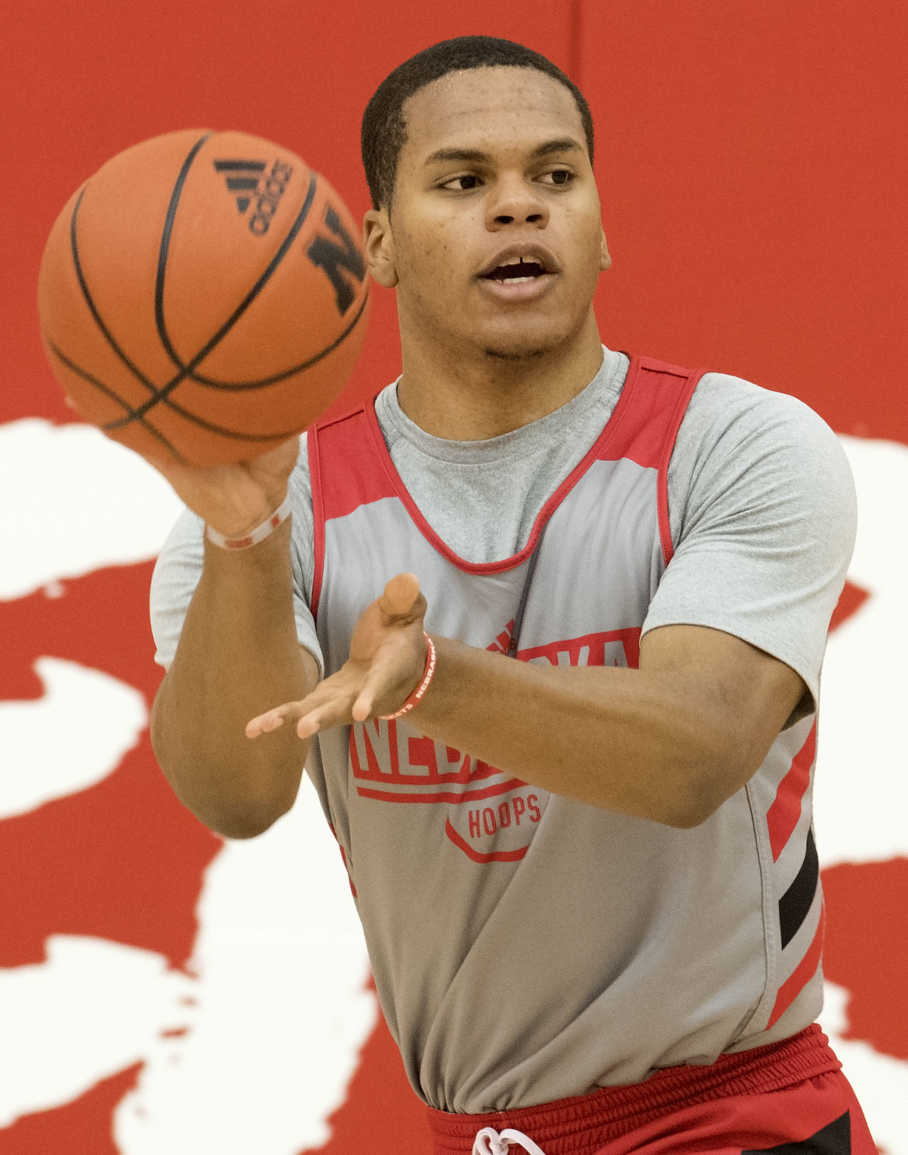 Nebraska hoops practice, 9.25